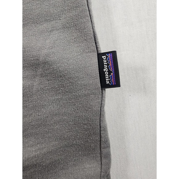 Patagonia Mens Small Lightweight Crew neck Sweatshirt Gray Green Fitz Roy Scope - Picture 5 of 12
